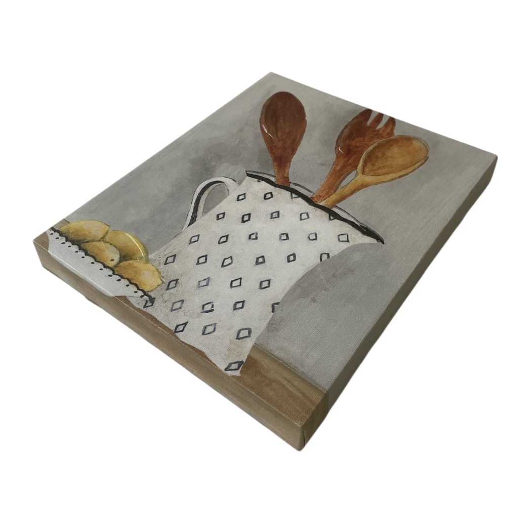 Rustic Kitchen Utensil Wall Art Canvas Print by Janet Tava - Picture 6 of 13